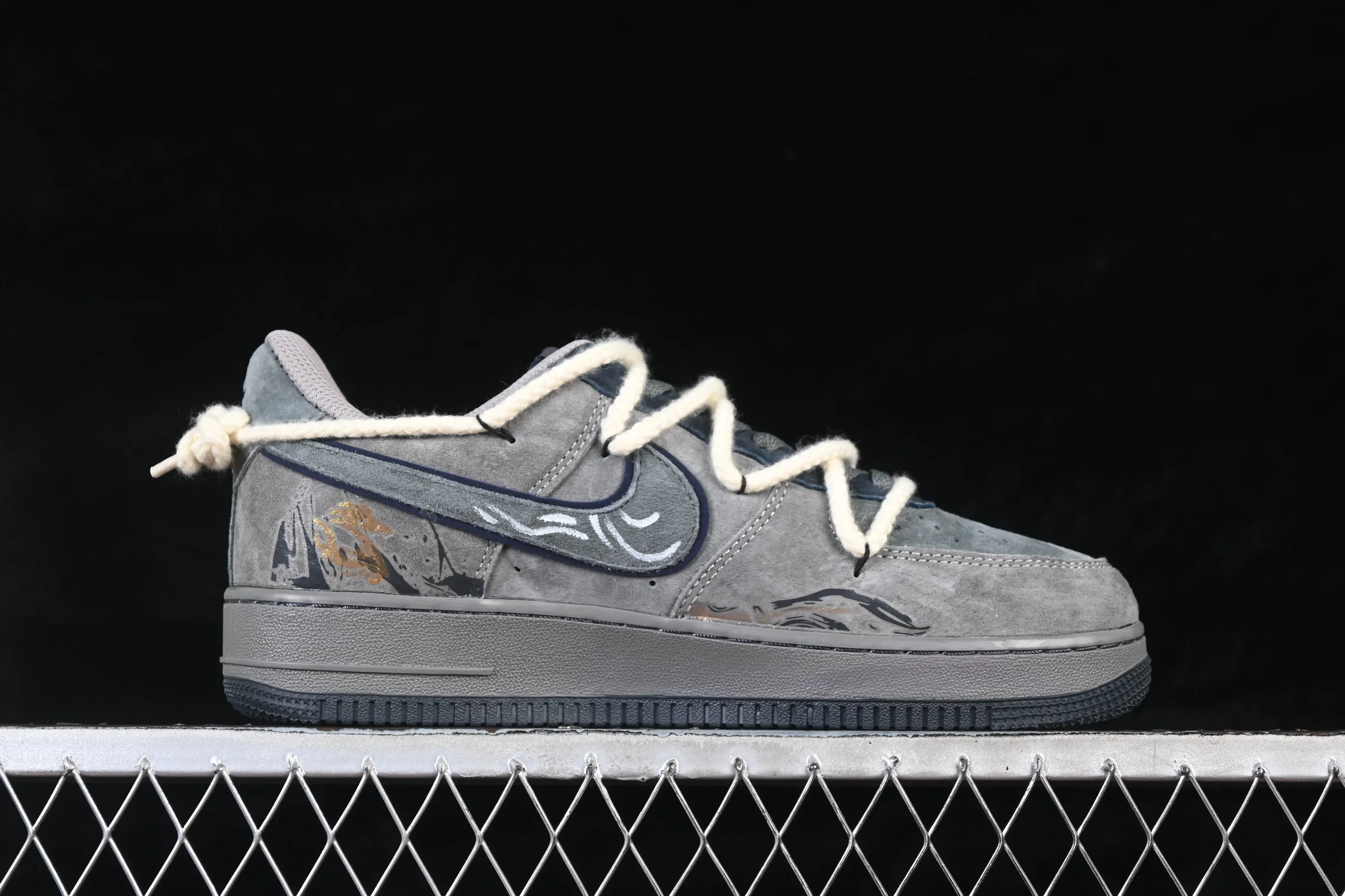 All categories Nk Air Force 1 Air Force series Nk Air Force 1 Low Air Force low-top Nike Air Force 1'07 Low "Dragon & Horse Spirit" Hand-painted graffiti Year of the Horse Chinese style limited edition Air Force 1 low-top casual sneakers CD1221-680
